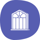 Window icon on purple background
